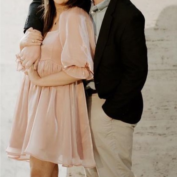 Entry Iridescent Pink Dress - Picture 1 of 4